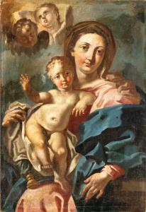 Madonna con Bambino, Francesco de Mura (Napoli 1696 - 1782)